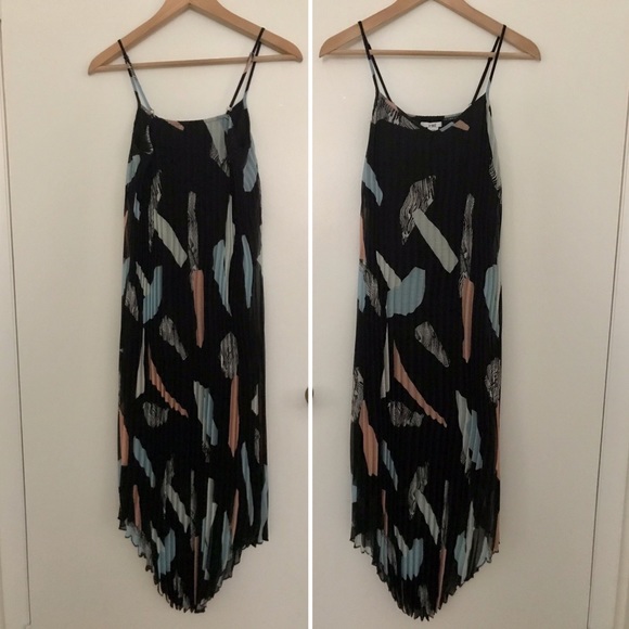 Bar III Dresses & Skirts - Bar III multi color print spaghetti strap dress